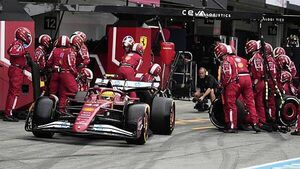 Lewis Hamilton feels his side of the Ferrari garage is underperforming