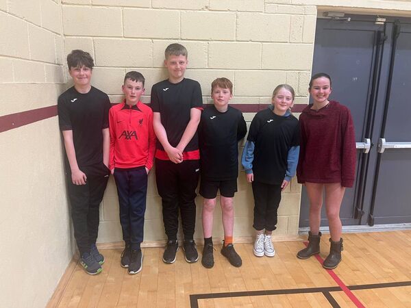Burrin's U14 quiz team were Keegan Farrell, Luke Kenny, Louis Whelan, Cillian Keogh, Molly Horgan and Tori Mc Donnell. Burrin's U14 quiz team were Keegan Farrell, Luke Kenny, Louis Whelan, Cillian Keogh, Molly Horgan and Tori Mc Donnell.