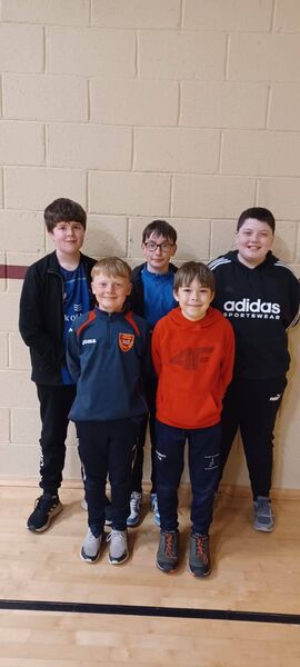 Slaney Valley's quiz team were Brian Óg Jackman, Darragh Treacy, Ethan Butler, Harry Byrne, and Tadhg Wanczyk. Slaney Valley's quiz team were Brian Óg Jackman, Darragh Treacy, Ethan Butler, Harry Byrne, and Tadhg Wanczyk.