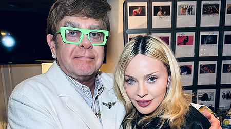 Elton John and Madonna ‘bury the hatchet’ after feud and hint at collaboration