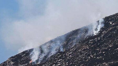 More than 50 firefighters battle blaze in the Mourne Mountains