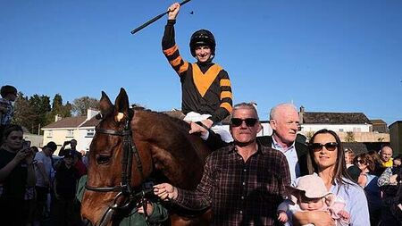 Warm welcome home for Grand National winner Nick Rockett