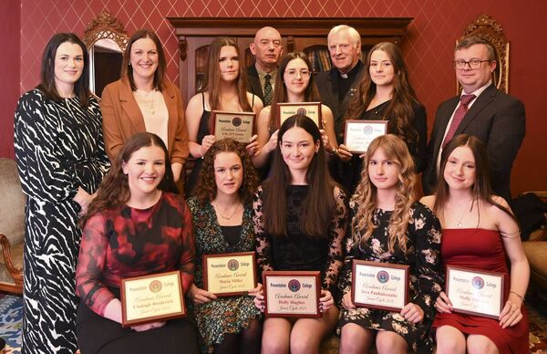 Last year's junior cert students were also honoured at the awards