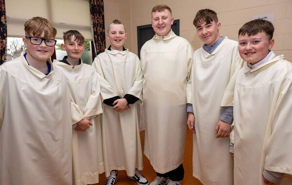 Orie Ó Dúill, Brandon Mac Viola Chomhaill, Jackson Ó Raghallaigh Ó Clúnaigh, Alfie Pléimeann, Cian Oprea and Harry de Brún Orie Ó Dúill, Brandon Mac Viola Chomhaill, Jackson Ó Raghallaigh Ó Clúnaigh, Alfie Pléimeann, Cian Oprea and Harry de Brún