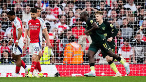 Arsenal’s title hopes take another hit as Brentford come from behind to draw
