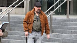 Man cautioned for Leinster House trespass after Palestine flag hoisting