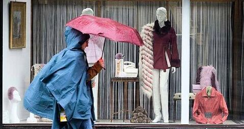 Yellow rain warning issued for five counties