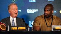 Frank Warren hopes Daniel Dubois faces Oleksandr Usyk in unification bout