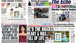 What the papers say: Wednesday's front pages What the papers say: Wednesday's front pages