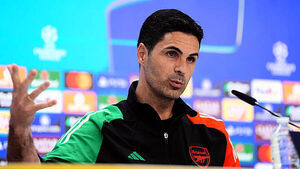 Mikel Arteta says Arsenal’s ‘mindset is to win’ in Madrid despite healthy lead