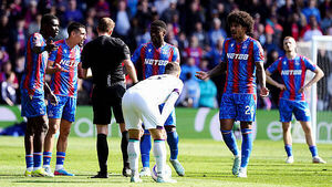 Bournemouth held to goalless draw by 10-man Crystal Palace