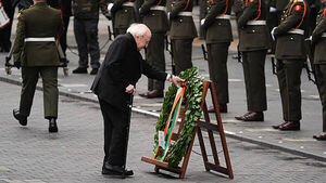 President lays wreath at Easter Rising commemoration President lays wreath at Easter Rising commemoration
