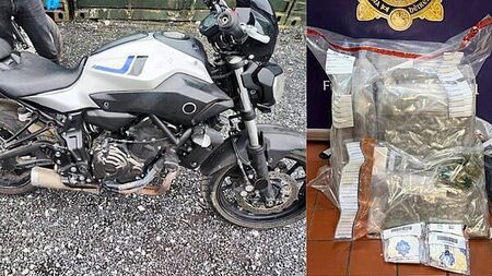 Gardaí seize cannabis, cocaine, ecstasy and stolen motorbike after searches in Co Meath