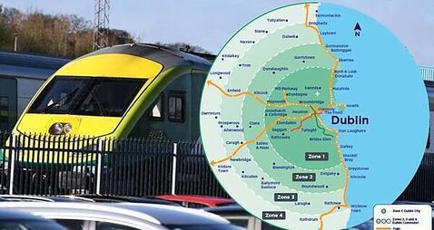 Major changes to Irish Rail fares and new ‘commuter zone’ to take effect from Monday