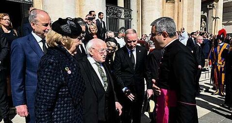 Pope Francis remains ‘an incredible source of hope’ - President Higgins