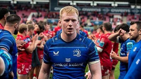 Scarlets celebrate victory over United Rugby Championship leaders Leinster