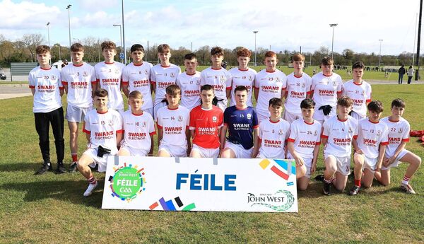 The Eire Og team that was defeated by Kildavin/Clonegal in the Division 1 Feile semi-final The Eire Og team that was defeated by Kildavin/Clonegal in the Division 1 Feile semi-final