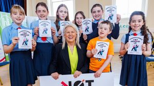Kids insist 'not around us' in new anti-smoking campaign 