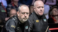 Mark Williams beats John Higgins in tense decider to reach Crucible semi-finals