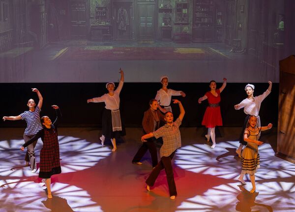A scene from Ballet Barn's The Lion, the Witch &amp; the Wardrobe featuring dancers Chloe Darcy, Roisin Doyle, Niamh Brennan, Amy Kelly, Eleanor Rose Delaney, Sophie Maher, Alix Foley Doran, Sadhbh Coffey and Rachel Doogue