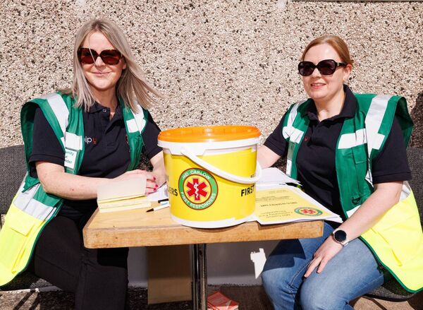 Taking care of the registration at the tractor run Eilis Crawford and Louise Nolan Taking care of the registration at the tractor run Eilis Crawford and Louise Nolan