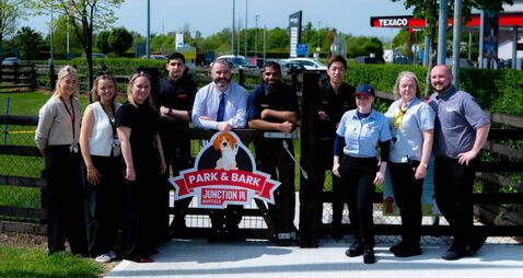 Kildare service station opens new dog park