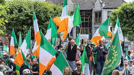 Businesses left frustrated as immigration protestors kept apart by large Garda operation in Donegal