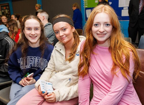 Ava Coughlan, Ciara O’Gorman and Gabrielle Downey