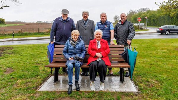 Bennekerry bench provides a place to sit and relax