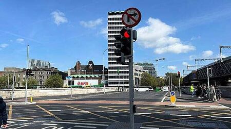New pedestrian lights which illuminate footpath installed in Dublin