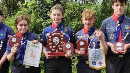 Carlow scouts triumph at county shield competition