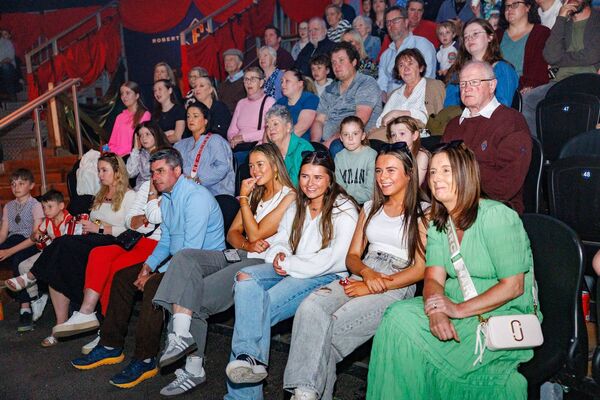 Part of the audience enjoying Spotlight Stage School's 30th anniversary show