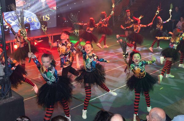 The 12 to 14 group performing a routine from Hocus Pocus 