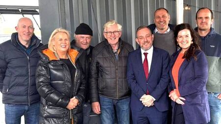 Minister inspects notorious stretch of the N80 in Kilbride