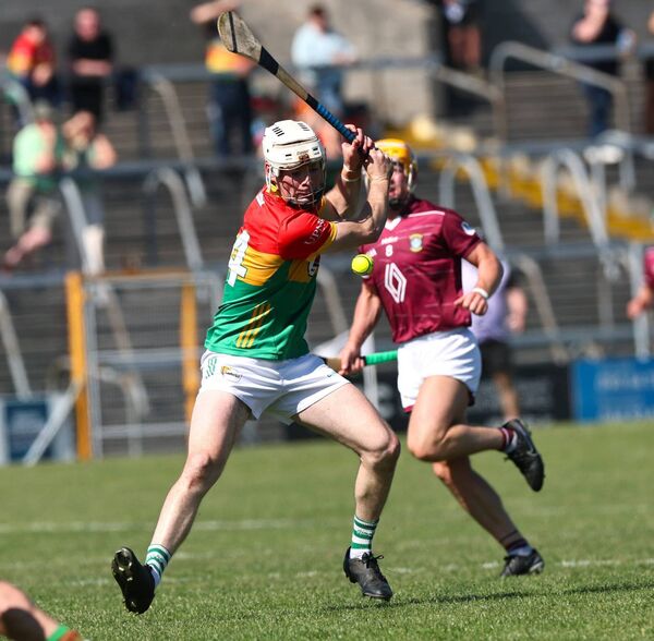 Marty Kavanagh scores his first goal against Westmeath in Mullingar on Saturday 