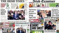 What the papers say: Friday's front pages