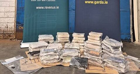 Two men arrested after seizure of €5.39 million worth of heroin and cocaine