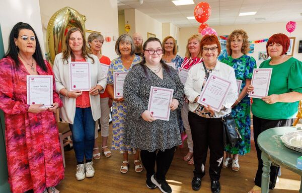 Recipients of long service appreciation certificates were Angela Dowling, Jane Lacey, Ina McCarthy, Siobhain Kinsella, Chris Mittan, Michelle Maddock, Rosaleen Keating, Linda Lawlor, Kathleen O'Neill, Patricia Gilchrist and Brid Brett
