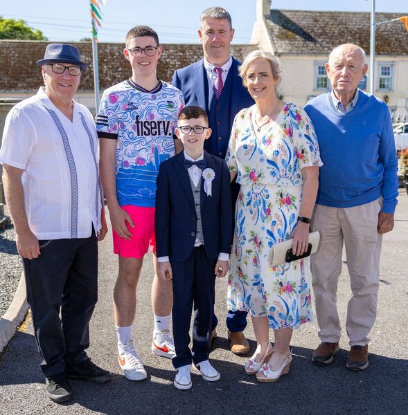 Sam Maher with his family