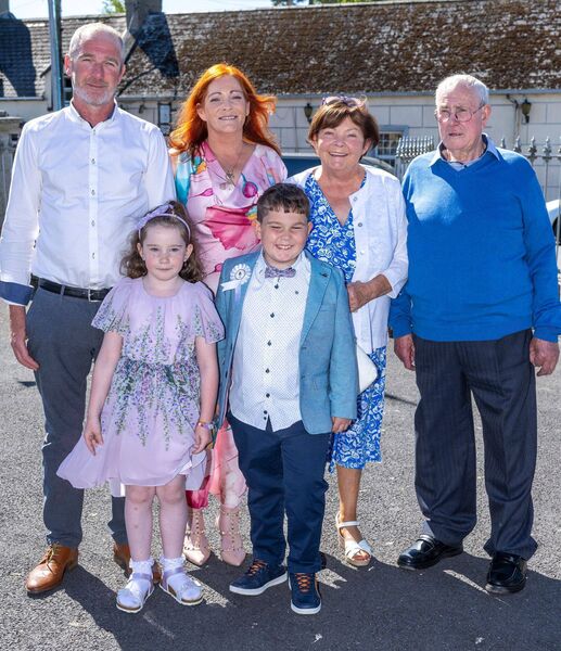 Fionn Murphy and his family