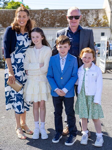 John Ryan with his family