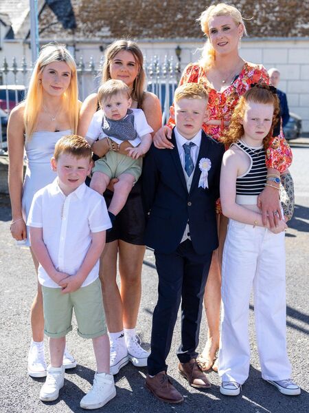 Alex Byrne with his family