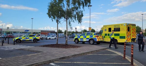 The scene at Fairgreen Shopping Centre. Photo courtesy of Emergency Times The scene at Fairgreen Shopping Centre. Photo courtesy of Emergency Times
