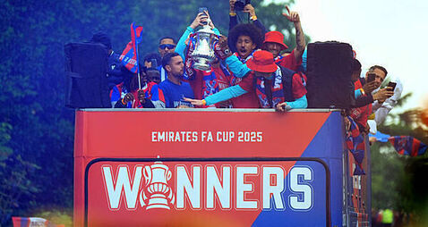 FA Cup winners Crystal Palace face anxious wait to discover Europa League fate