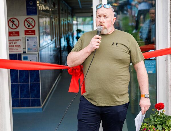 Bagenalstown Swimming Club chairman Mark Devine