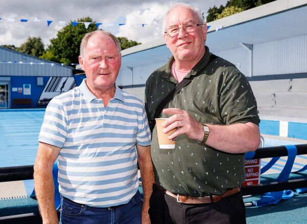 Murt Brennan and Fr Declan Foley