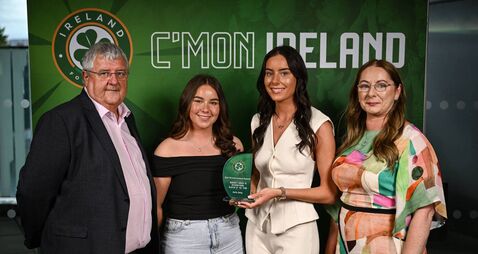 Kelly named Irish Women’s U19 Player of the Year at FAI International Awards