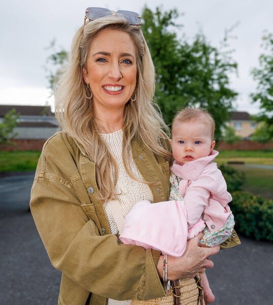 Lorna McGrath and her daughter Eva Lorna McGrath and her daughter Eva