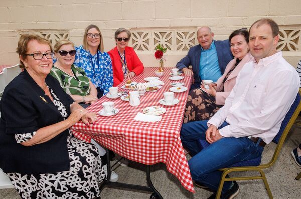 Pictured at the Coffee Morning at Éist Cancer Support Centre in Carlow were Rachel Doyle, Bernie Burke, Annmarie Peters, Ann O’Neill, Robert Quinn, Catherine Callaghan TD and Michael Roberts. Photos: michaelorourkephotography.ie Pictured at the Coffee Morning at Éist Cancer Support Centre in Carlow were Rachel Doyle, Bernie Burke, Annmarie Peters, Ann O’Neill, Robert Quinn, Catherine Callaghan TD and Michael Roberts. Photos: michaelorourkephotography.ie