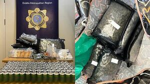 Man (20s) arrested after drugs worth €119,000 and €9,500 cash seized in West Dublin Man (20s) arrested after drugs worth €119,000 and €9,500 cash seized in West Dublin